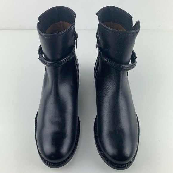 Womens Frye Boots Size 6 Melissa Seam Short Black - Picture 8 of 12